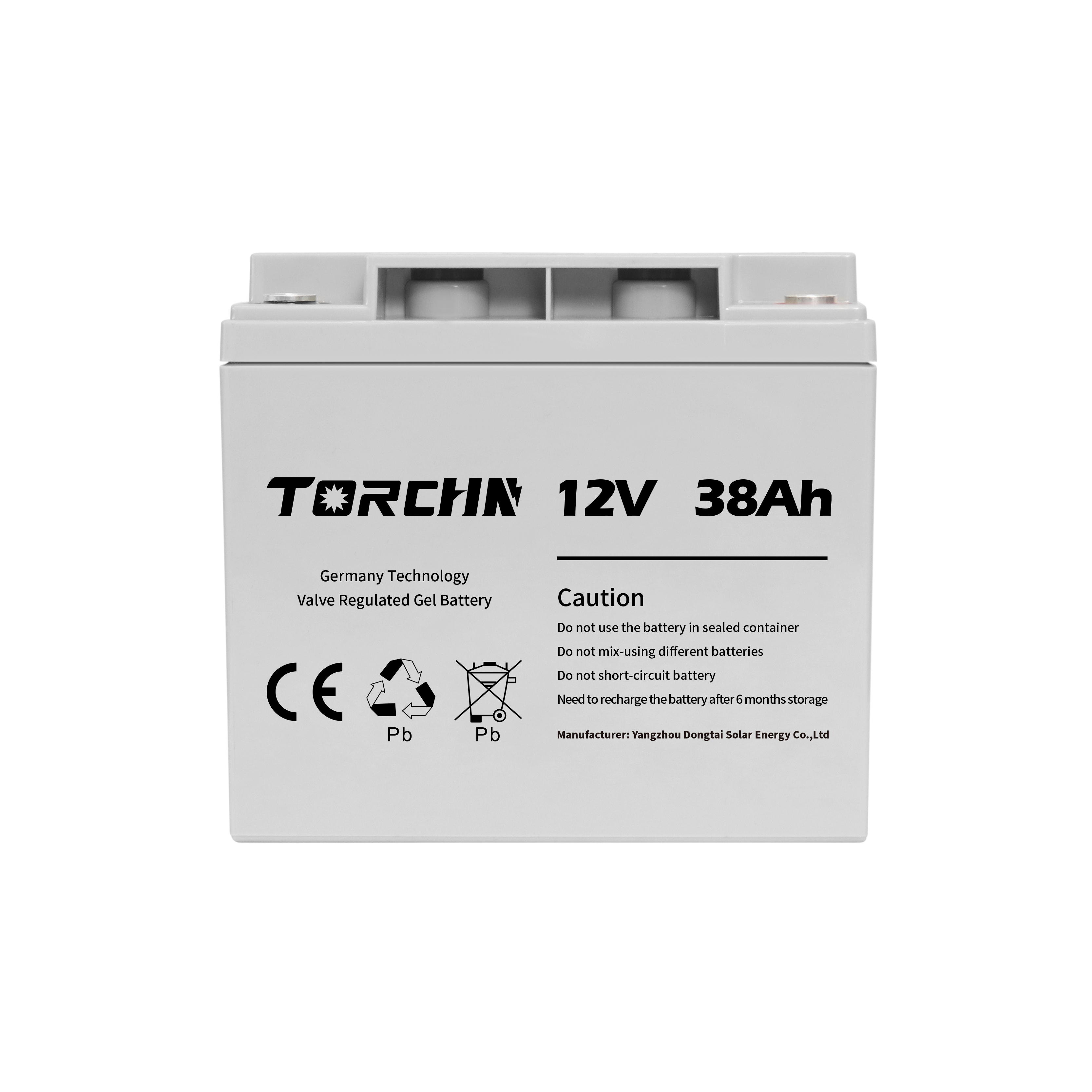 12v38Ah Gel Battery 6-CNJ-38