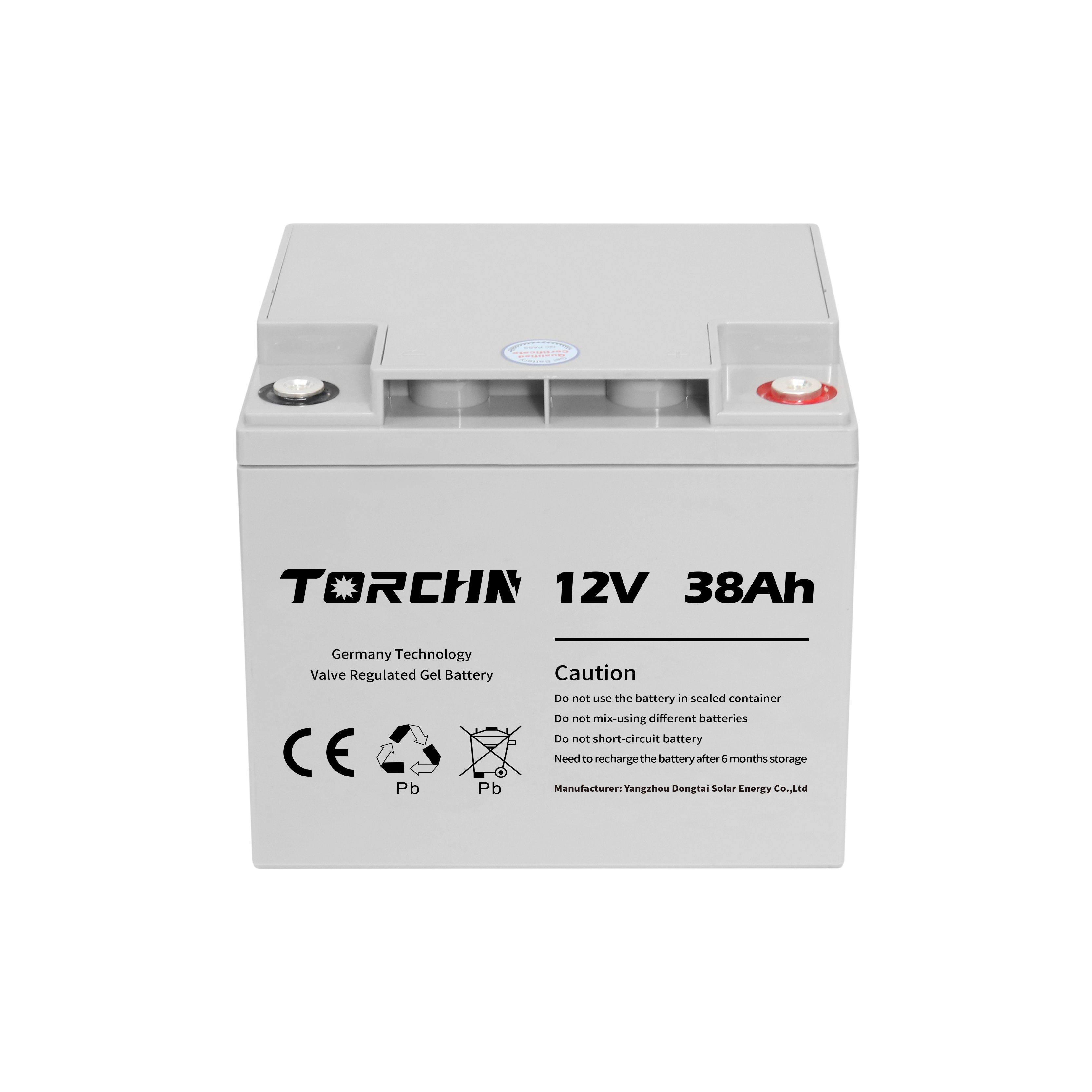 12v38Ah Gel Battery 6-CNJ-38