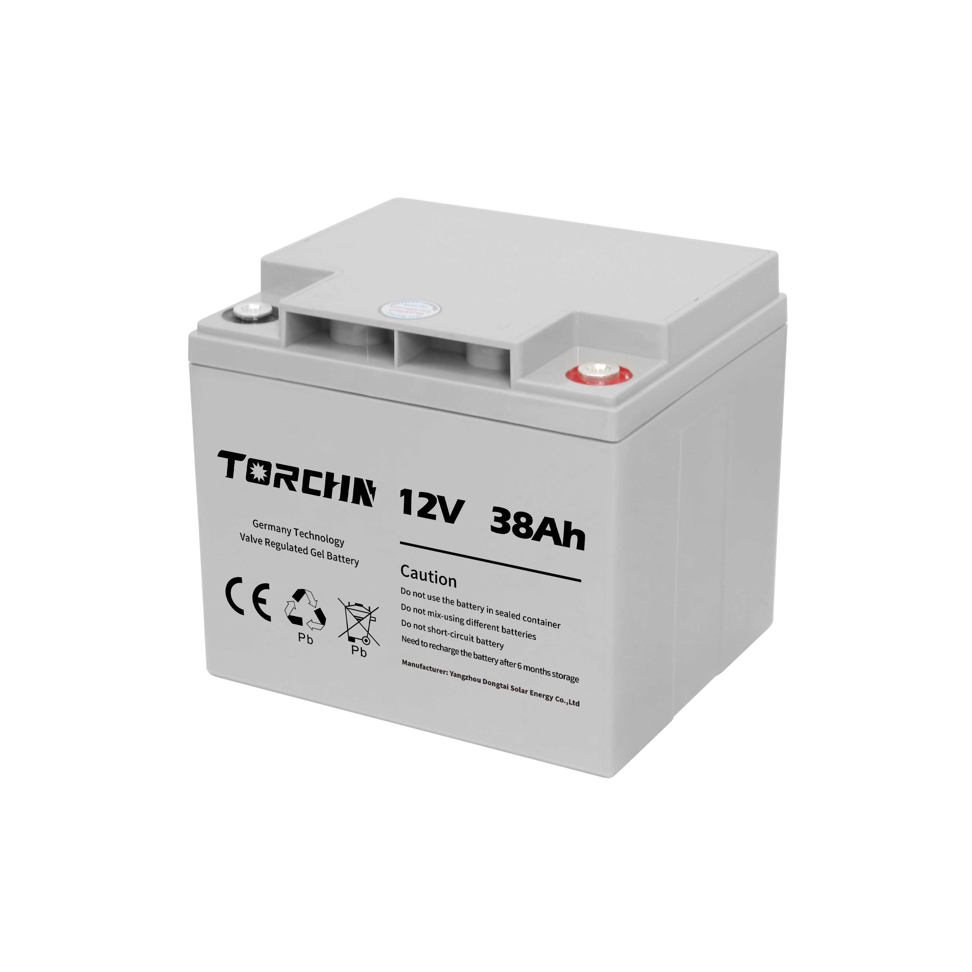 12v38Ah Gel Battery 6-CNJ-38