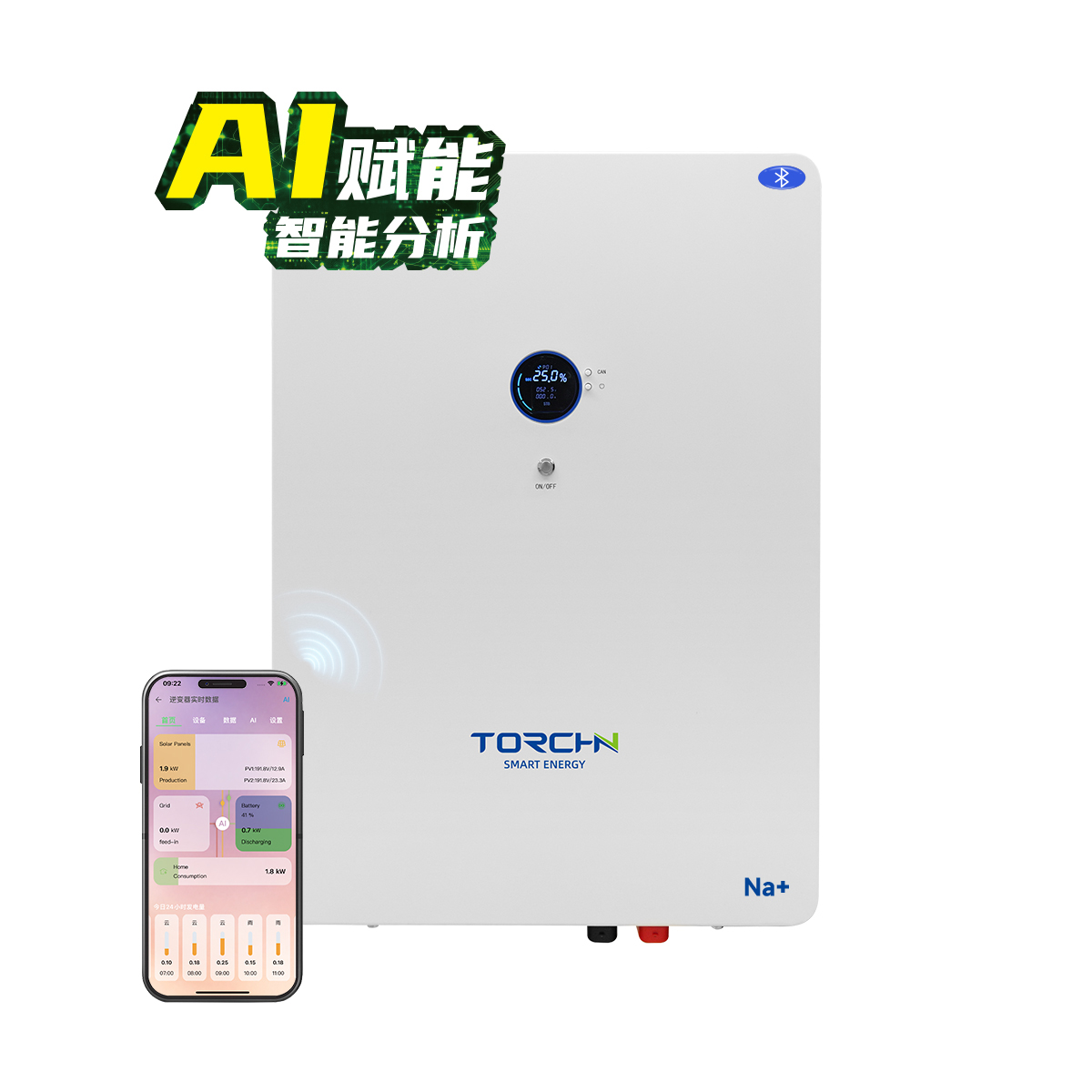 51.3V100Ah Wall-mounted sodium battery