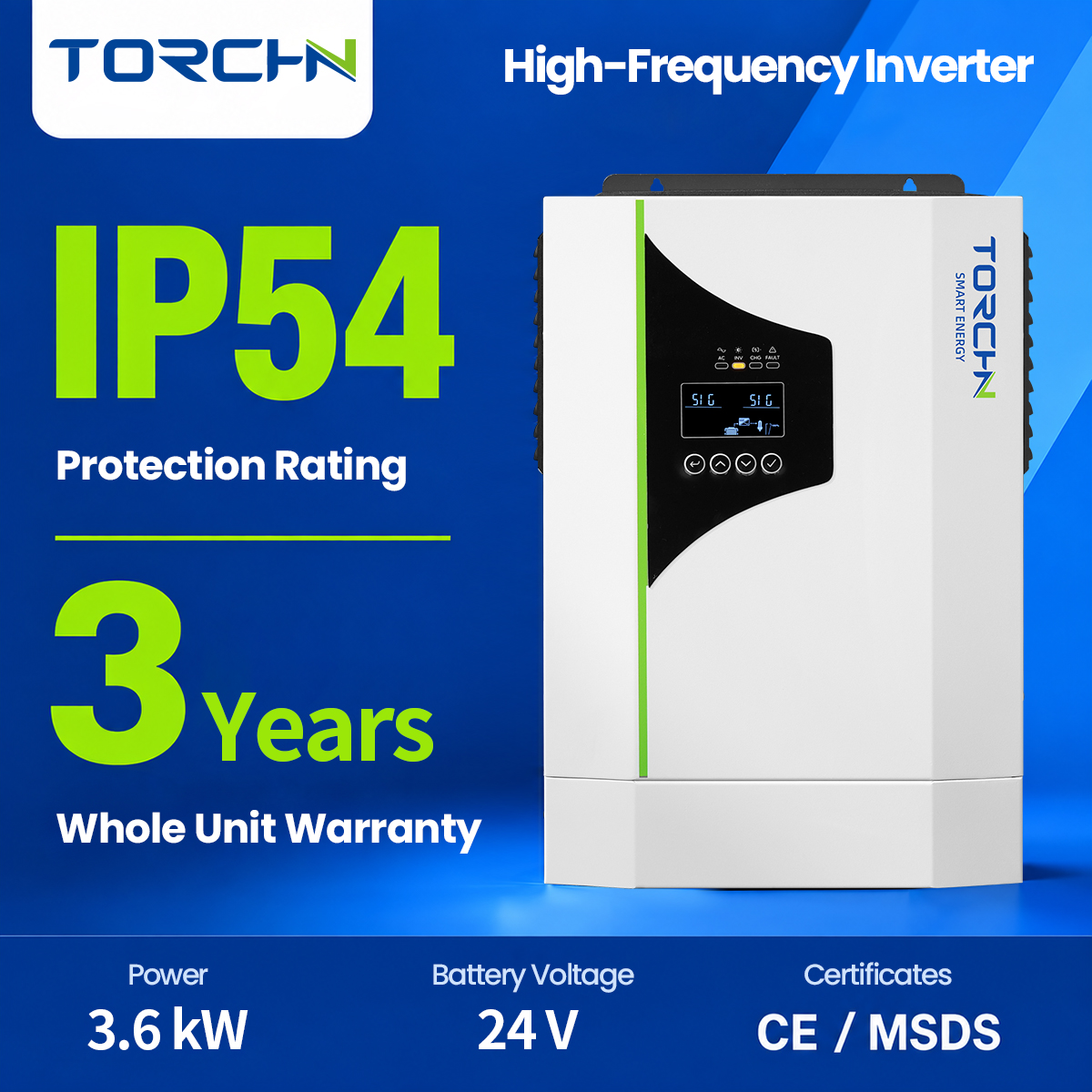 24V3.6kW Single-phase high-frequency inverter