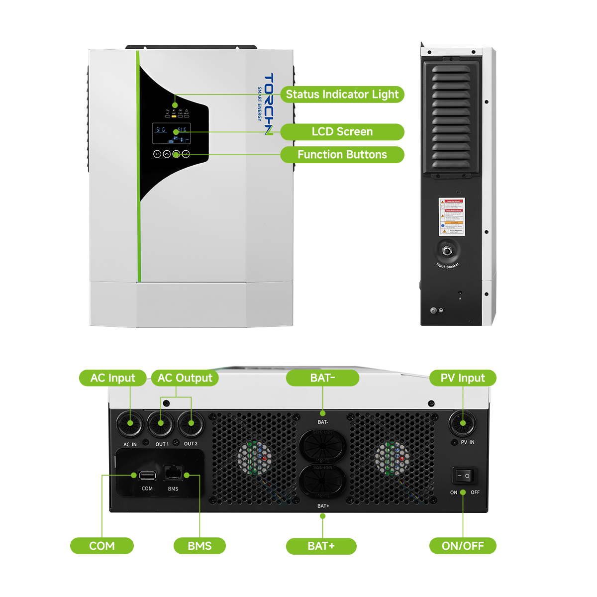 48V12kW Single-phase high-frequency inverter